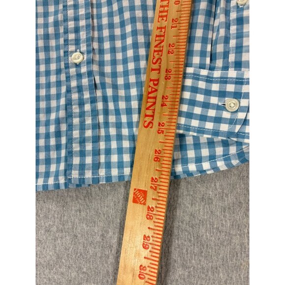 Chubbies Plaid Long Sleeve Button Down Shirt (Men's Medium) Blue - Picture 6 of 13